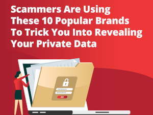 Scammers Are Using These 10 Popular Brands To Trick You Into Revealing Your Private Data
